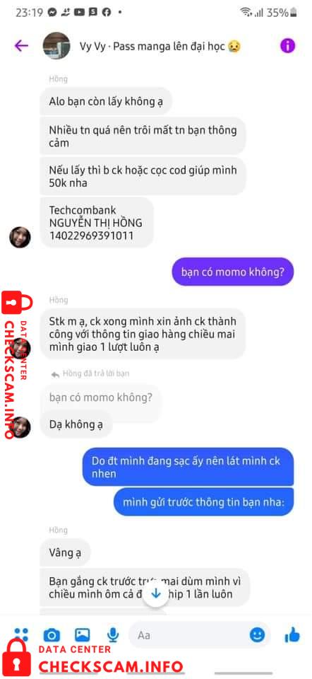 针对的证据 Nguyễn Thị Hồng