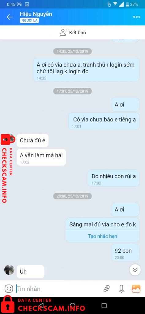 対する証拠 Nguyễn Duy Hiệu