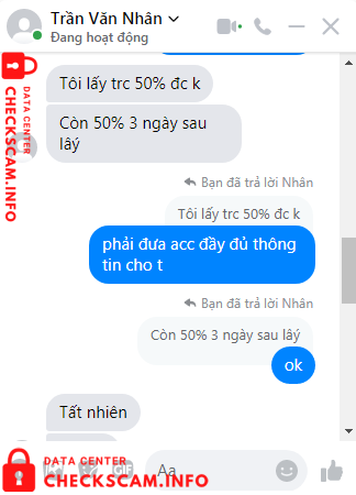 対する証拠 Tran Van Nhan