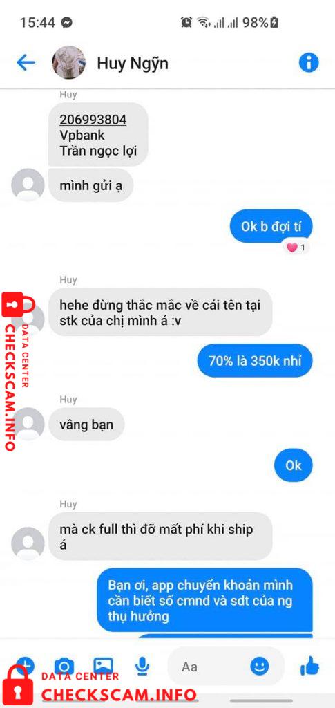 対する証拠 Trần Ngọc Lợi