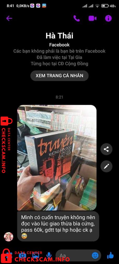 対する証拠 Trịnh Hoài Hà
