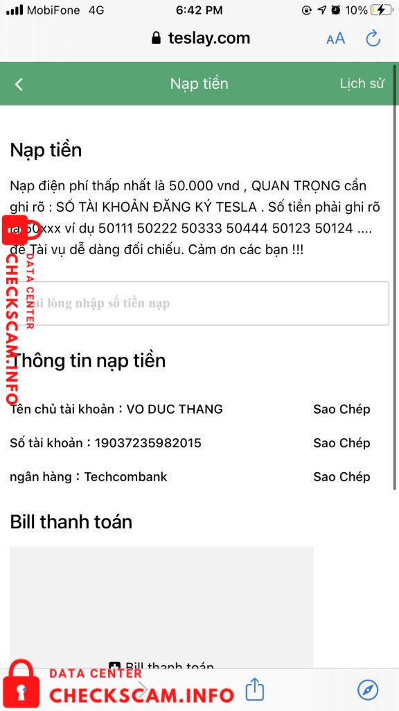 対する証拠 Vo Duc thanh