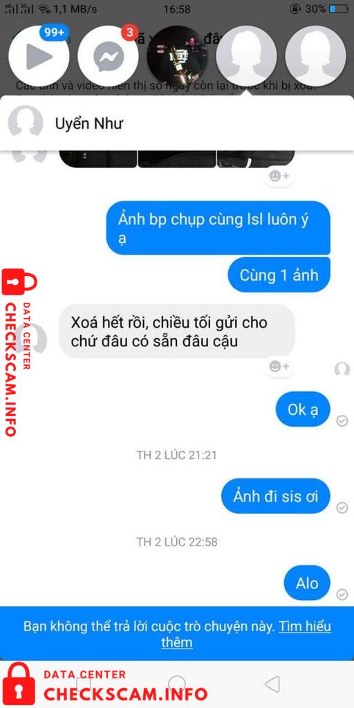 対する証拠 Hoang Thi Yen Nhu