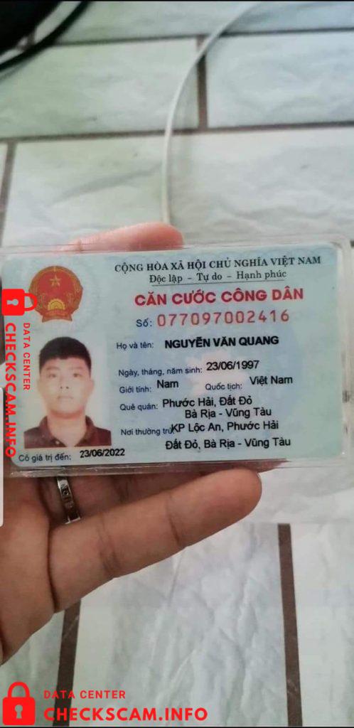 対する証拠 Nguyễn Văn Quang
