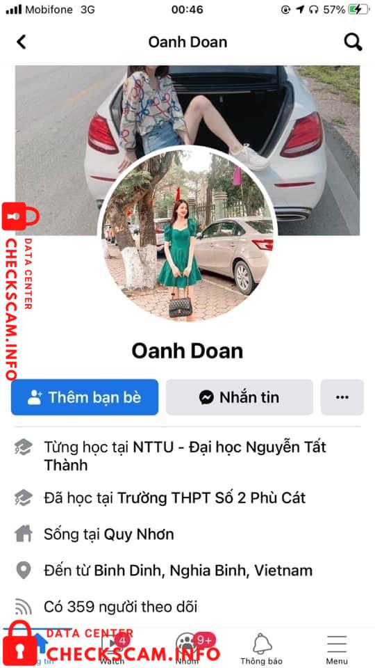対する証拠 Doan Thi Oanh