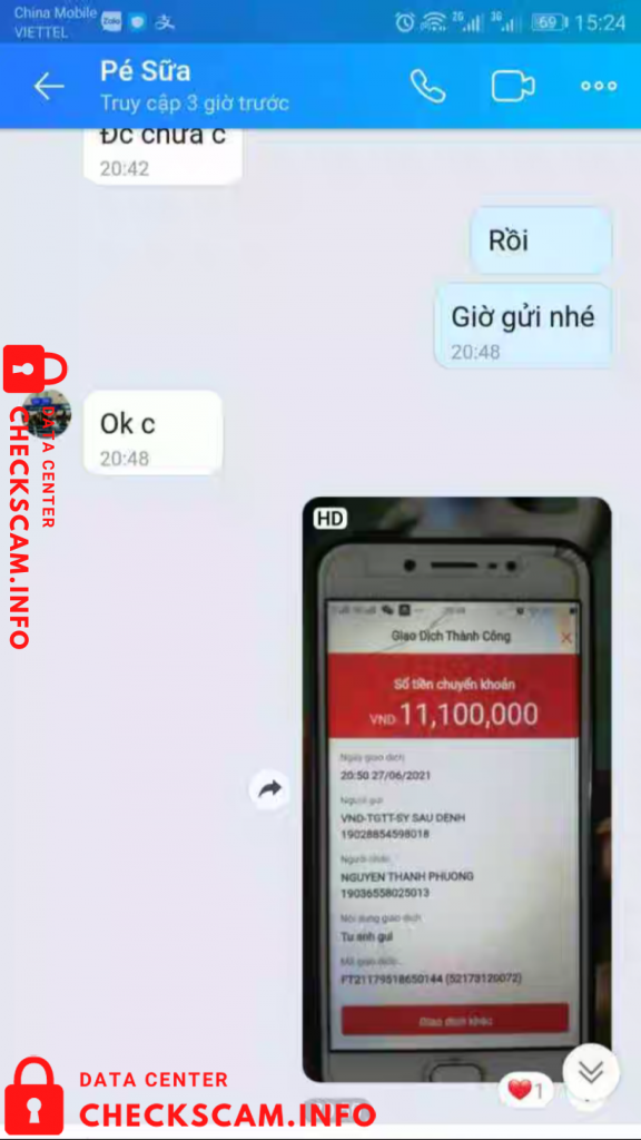 対する証拠 Sy Sau Denh