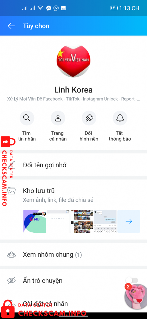 対する証拠 Ho Vu Linh