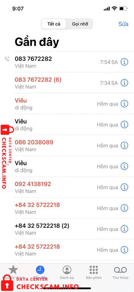 対する証拠 Nhắn tin lừa đảo trúng thưởng