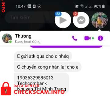 针对的证据 Nguyen Thi Minh Trang