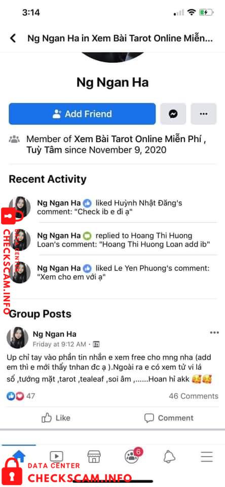 対する証拠 Tran Ngan Ha