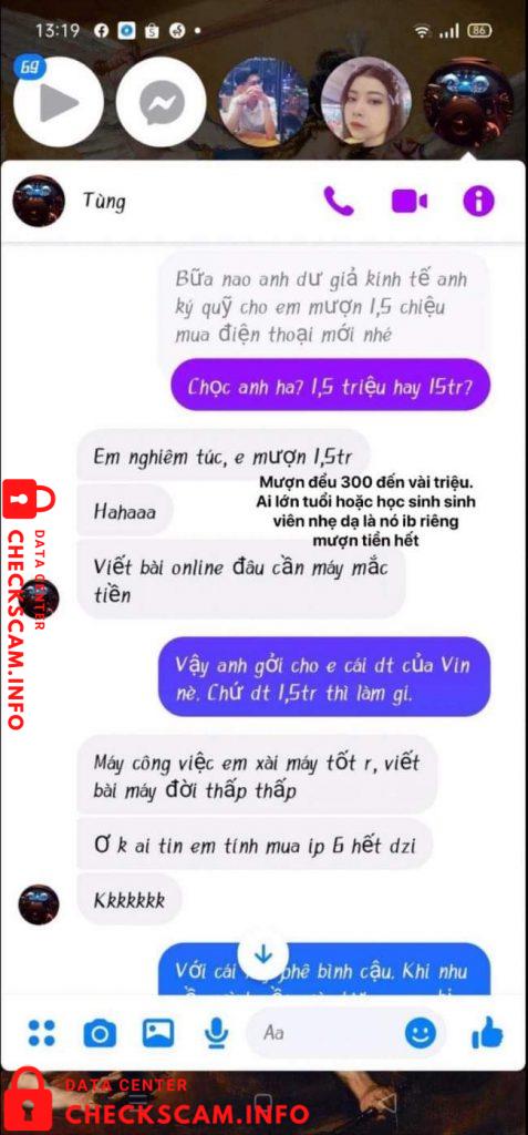対する証拠 Vũ Ngọc Bích