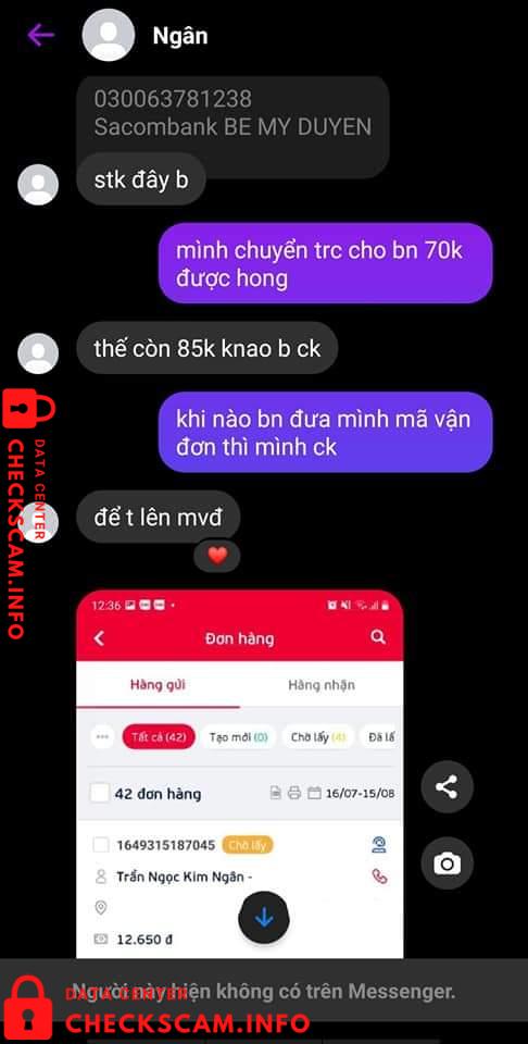Evidence against Be My Duyen