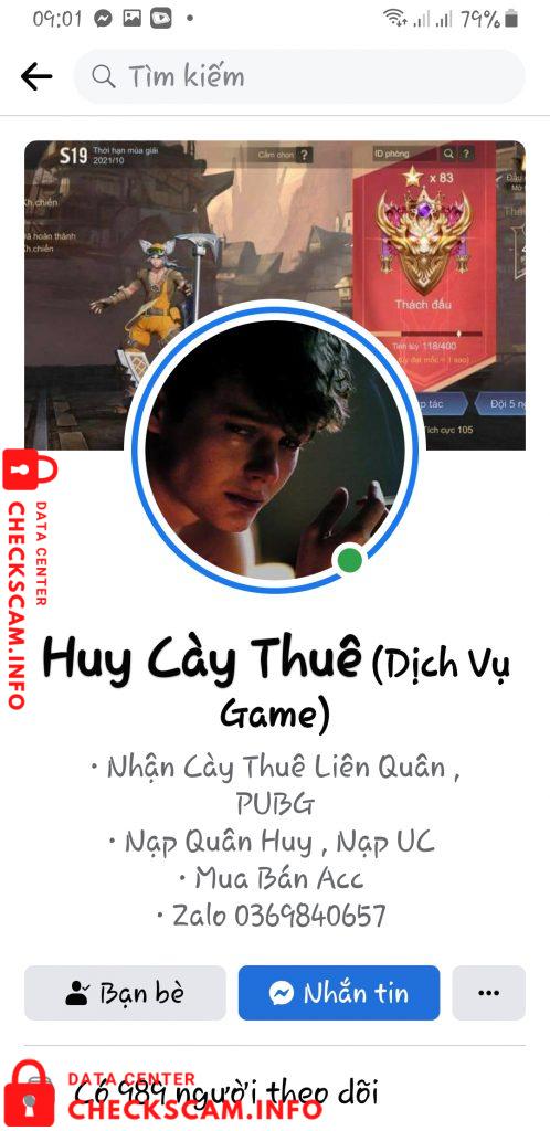 対する証拠 Tran Dang Huy