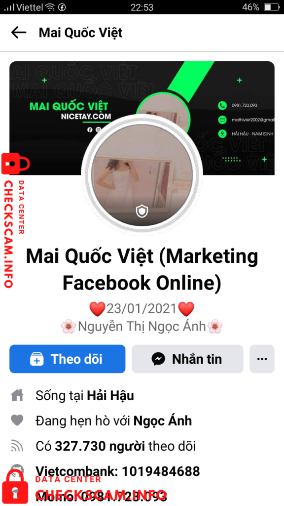 対する証拠 Mai Quốc Việt
