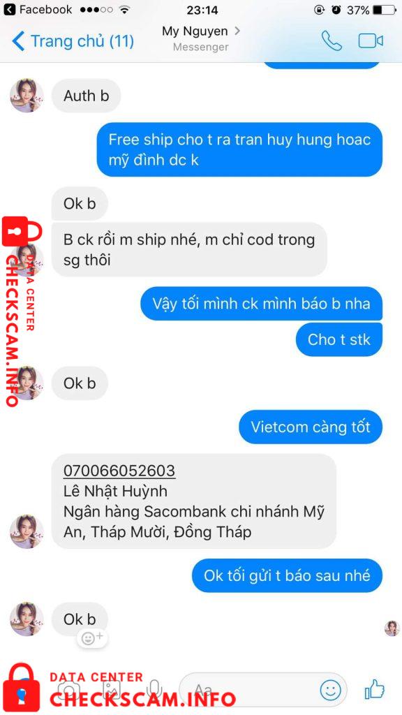 Evidence against Lê Nhật Quỳnh