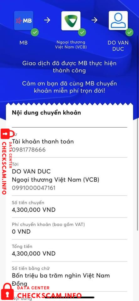 Evidence against Đỗ Văn Đức