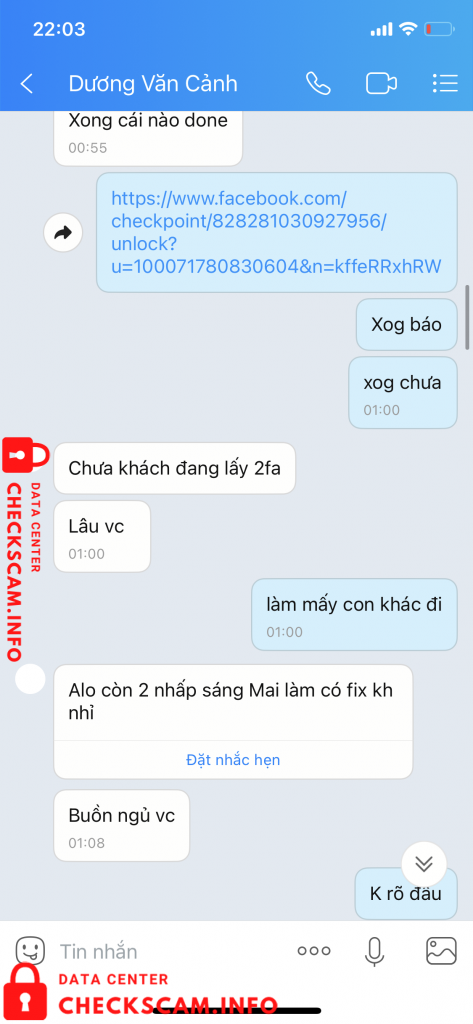 対する証拠 Duong Van Canh