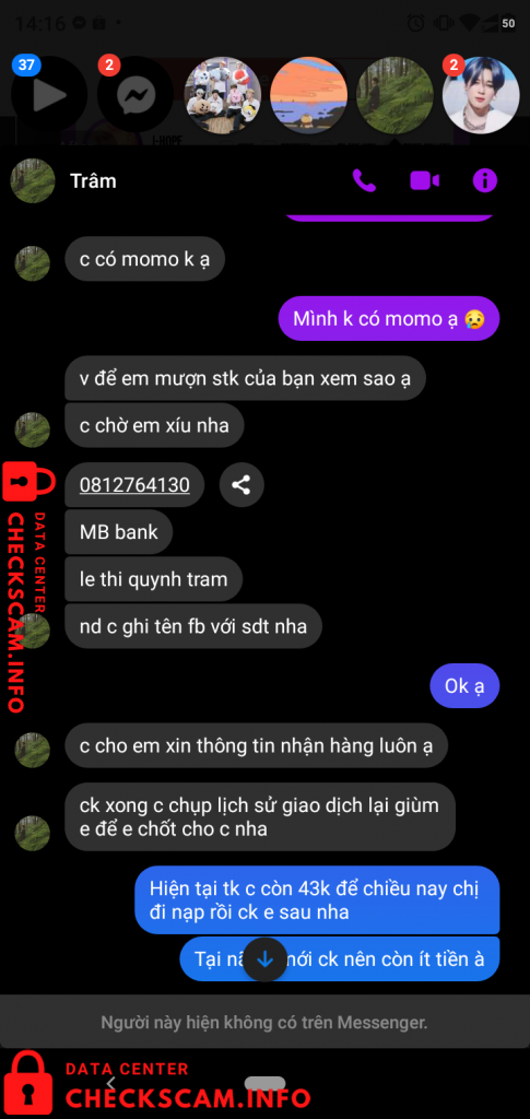 针对的证据 Le Thi Quynh Tram