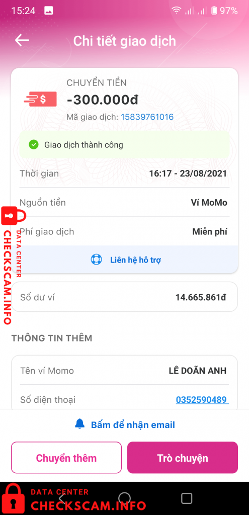 针对的证据 Le Hoang Anh