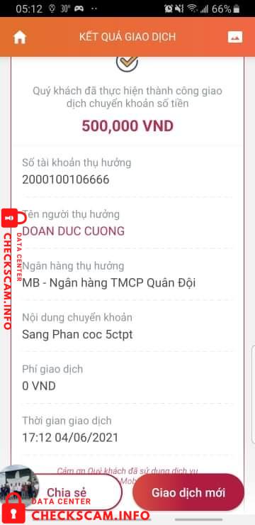 针对的证据 Doan Duc Cuong