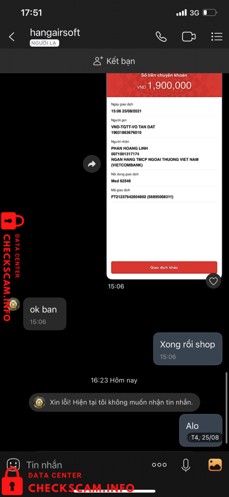 针对的证据 Phan Hoang Linh