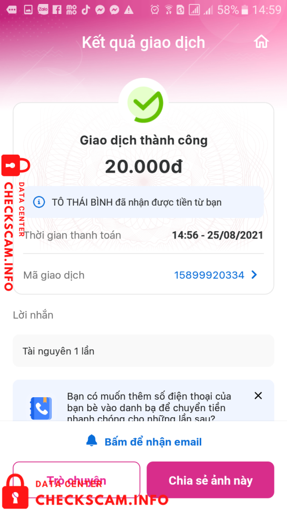 针对的证据 Tô Thái Bình