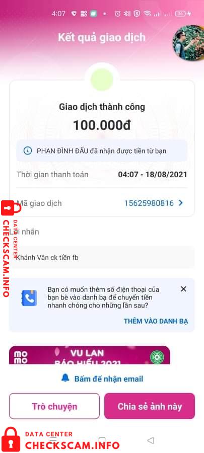 针对的证据 Lê Văn Hoàng Phúc