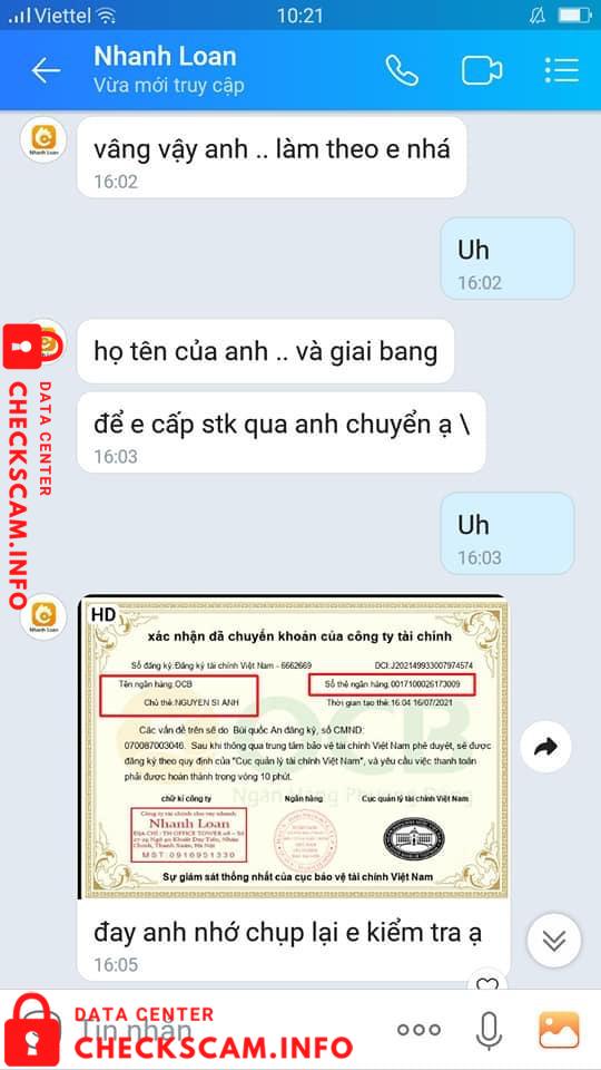 针对的证据 Nguyen Si Anh
