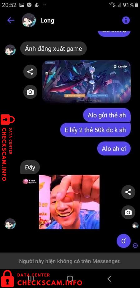 针对的证据 Nguyễn Tuấn Long