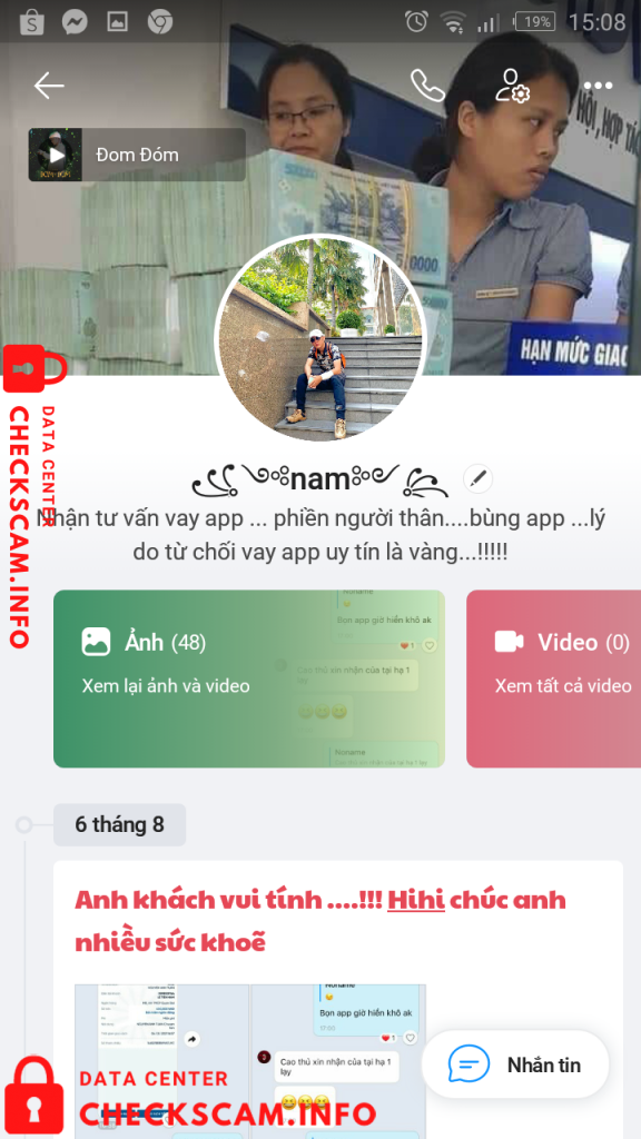 针对的证据 Lê Tiến Nam