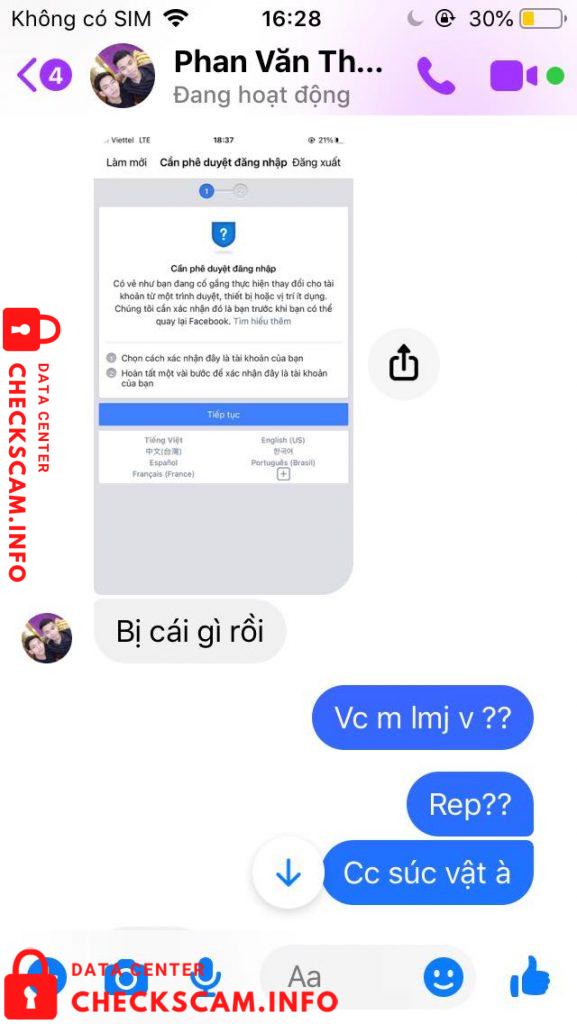 针对的证据 Phan Văn Thành