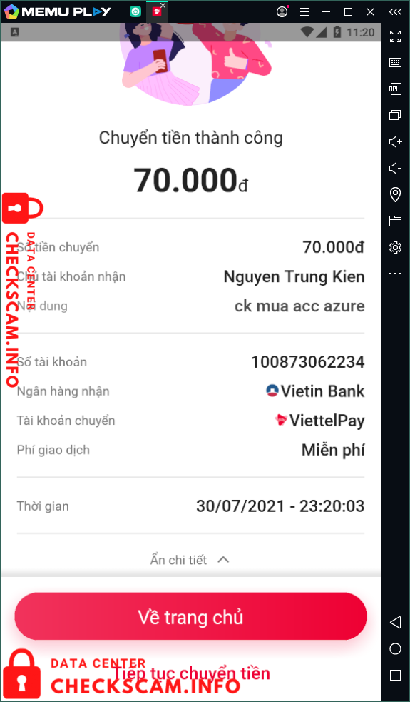 针对的证据 Nguyen Trung Kien