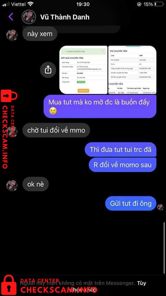 针对的证据 Tũ Thành Danh
