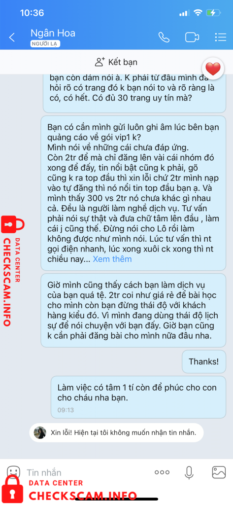 针对的证据 Nguyễn Thị Thành