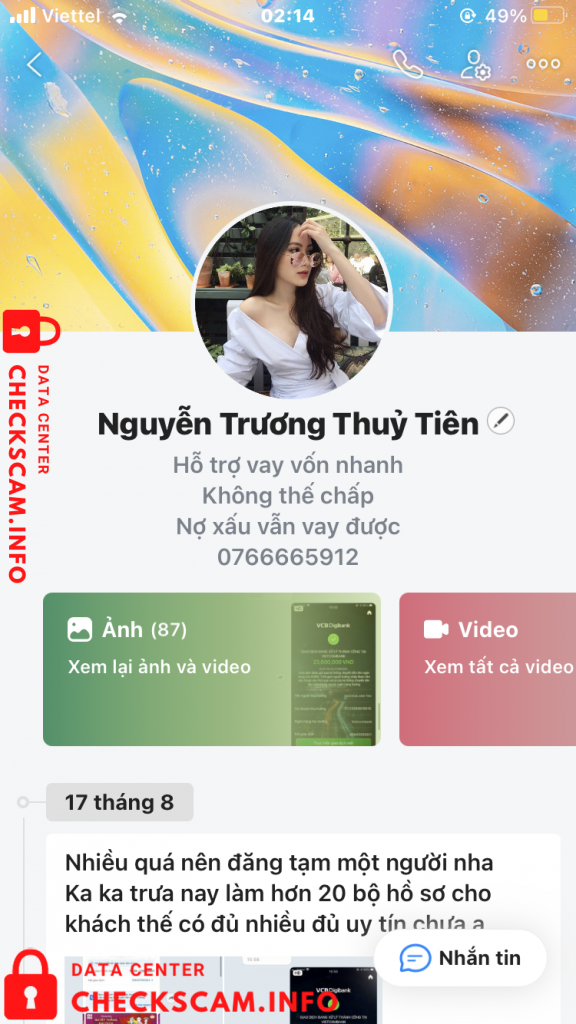 针对的证据 Nguyen Trung Phu