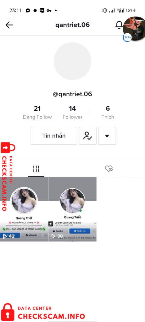 针对的证据 Trần Quang Triết