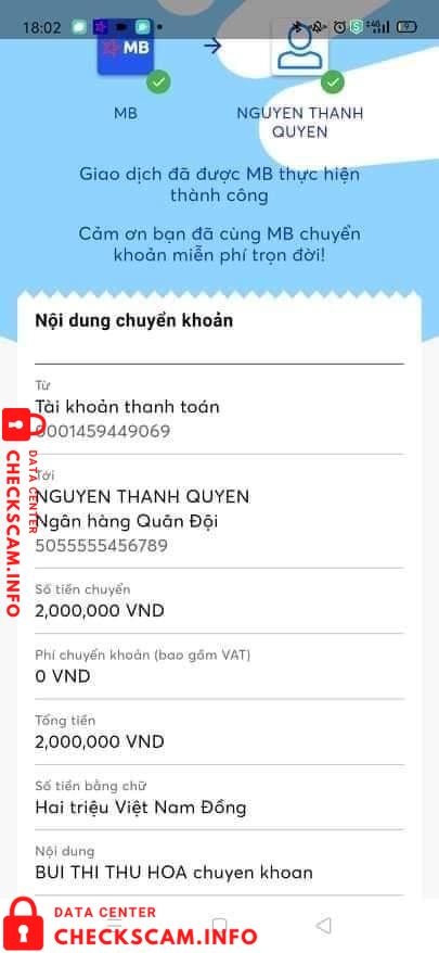 针对的证据 Nguyễn Thanh Quyền