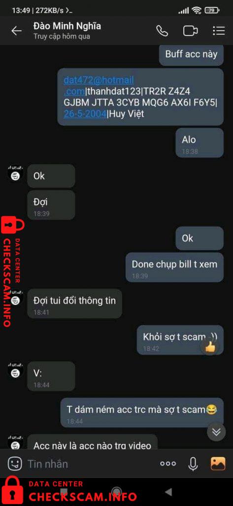 针对的证据 Đào Minh Nghĩa