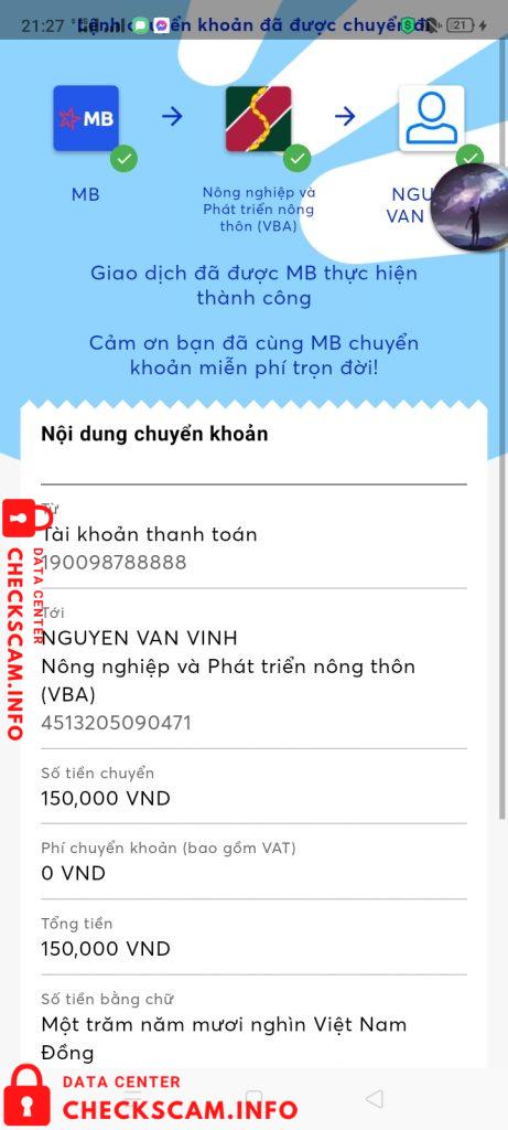 针对的证据 Nguyen Van Vinh