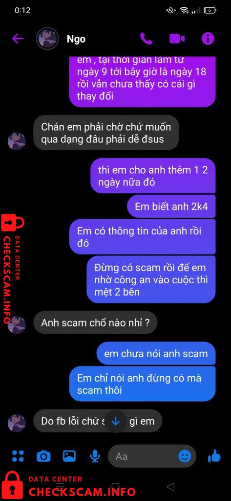 针对的证据 Ngo Quoc Duy