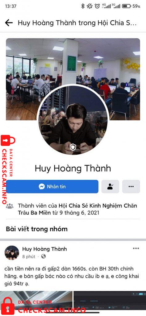 针对的证据 Hoang Thanh Huy