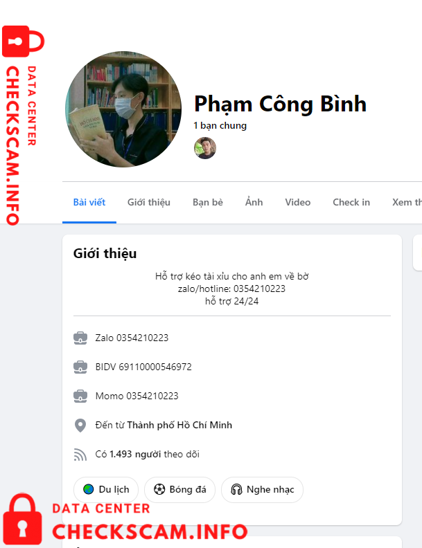 针对的证据 Phạm Công Bình
