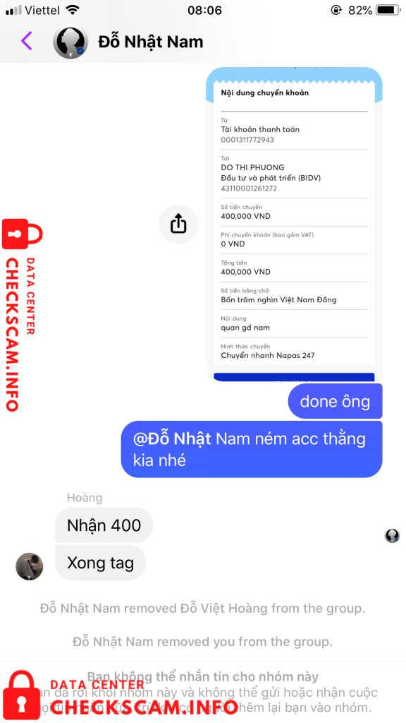 针对的证据 Do Thi Phuong