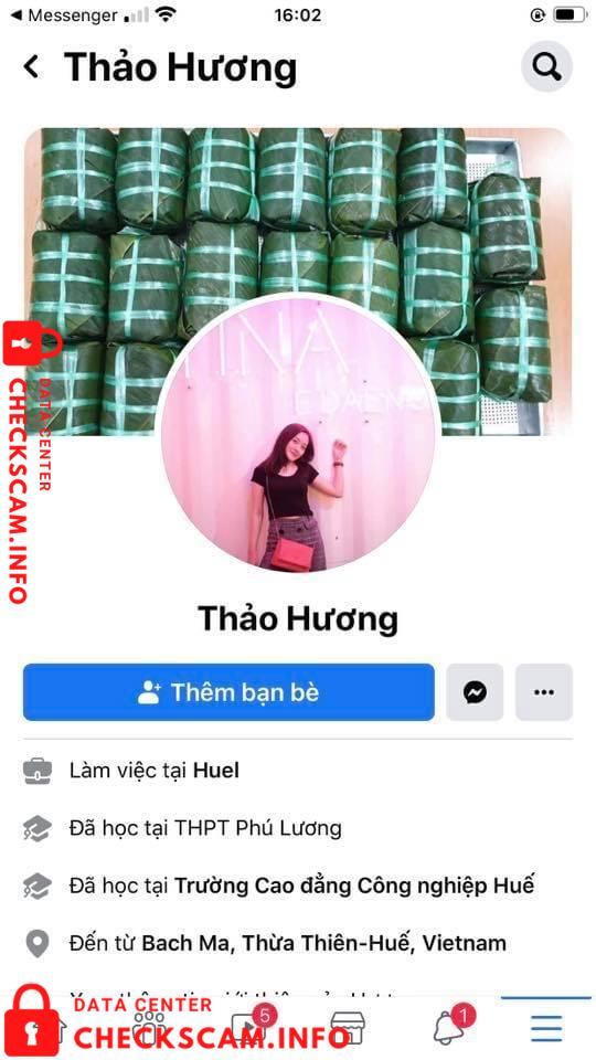 Evidencia contra Tran Huong Thao