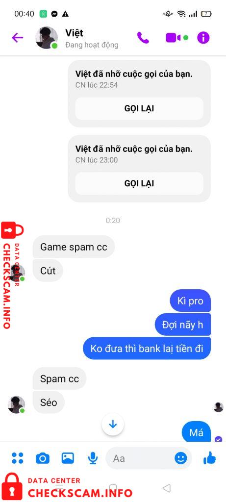 Evidencia contra Lương Hoàng Việt