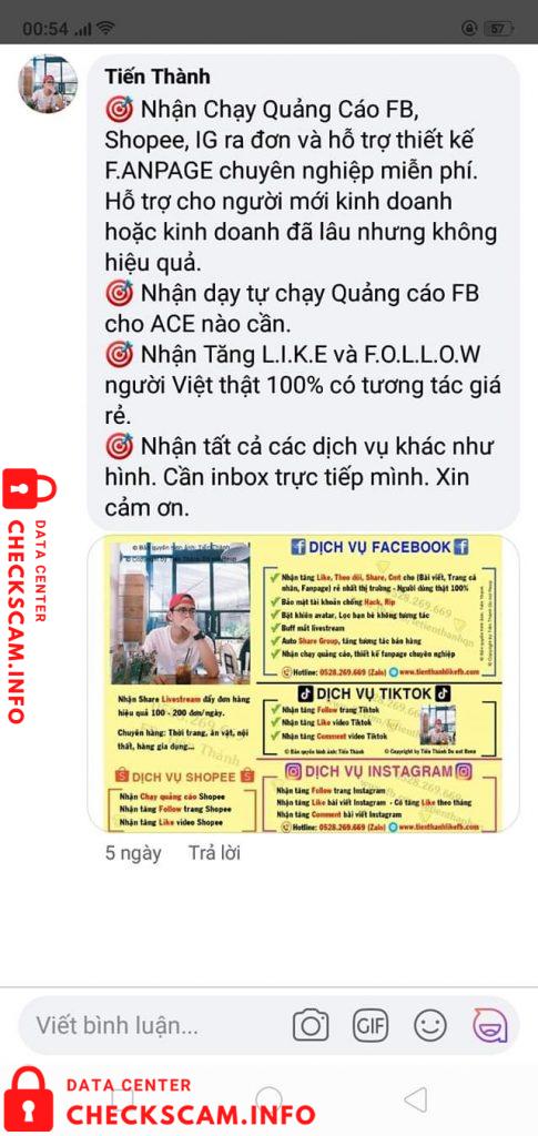対する証拠 Le Tien Thanh