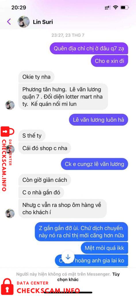 Evidência contra Hoang Thi Thanh Ngan