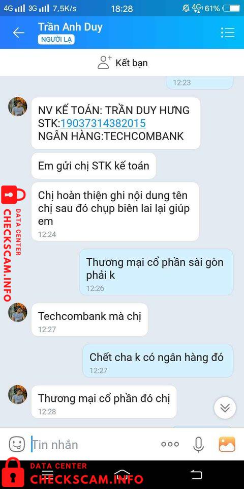 Evidencia contra Tran Duy Hung