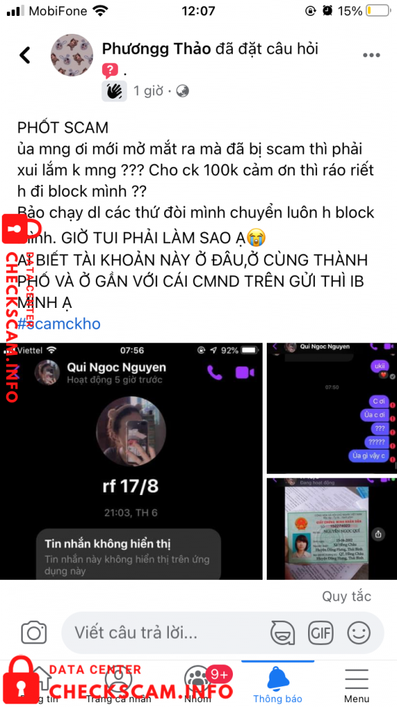 Evidencia contra Lê Hải Trang