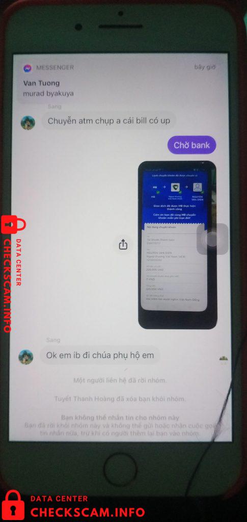 Evidencia contra Nguyễn Văn Điền